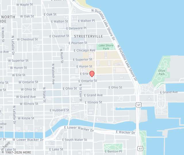 Location Map: 259 E Erie Street Floor 20,, Suite 2060 Chicago, IL 60611